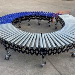 Раздвижной рольганг гибкий конвейер купить