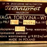 Весы ювелирные Techniprot waga torsyjna-wt Typ PRLTT 5